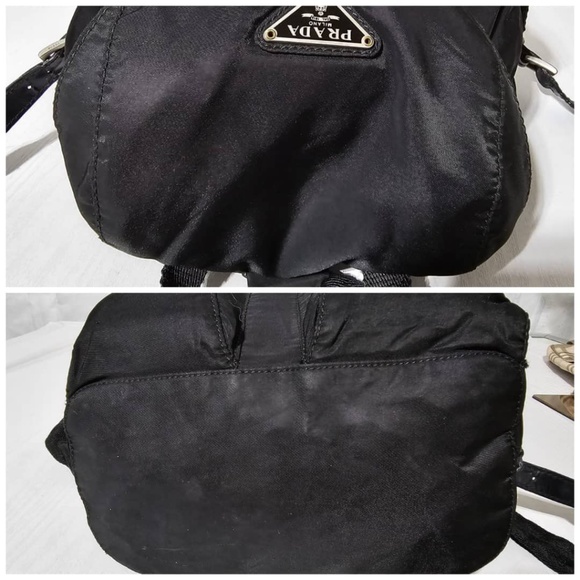 PRADA - Authentic Vintage Tessuto Nylon Black Backpack ❤️ Popular 90’s style bag - Picture 3 of 11